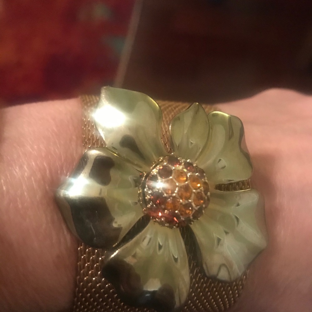 Gold Flower Bracelet